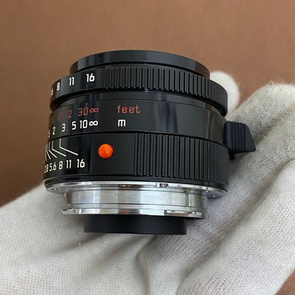 LEICA Summicron M35mm f2.0 ASPH. Black Paint ミレニアム 純正フード付き