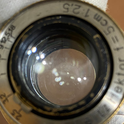 LEICA Hektor L50mm f2.5 ニッケル 1932年製 OH済み
