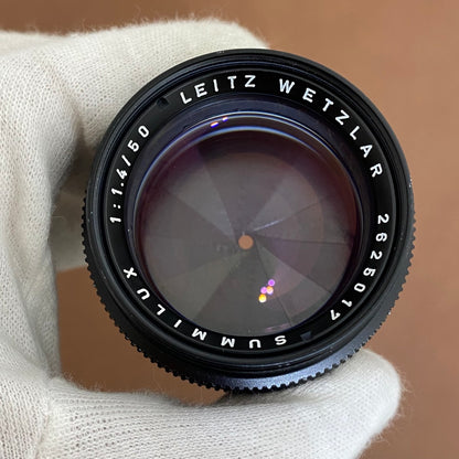 LEICA Summilux M50mm f1.4 2nd Black Chrome
