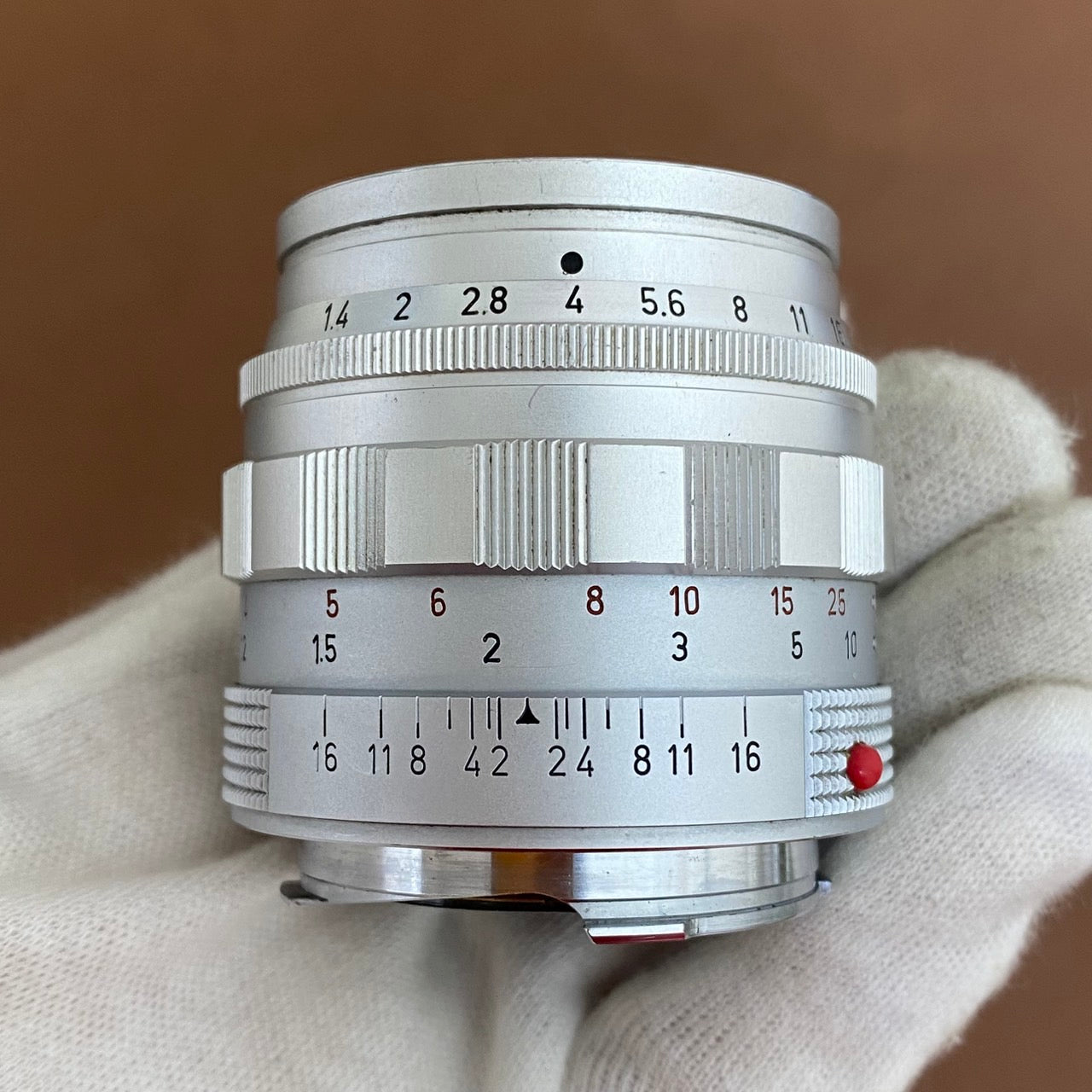 LEICA Summilux M50mm f1.4 2nd Silver 金目 1964年製 OH済み
