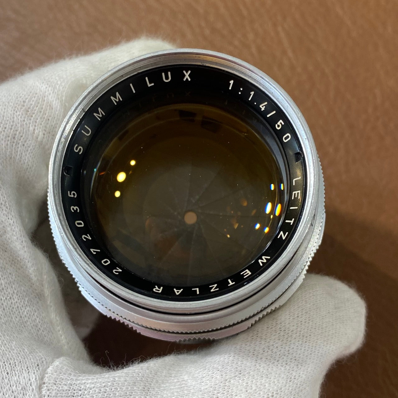 LEICA Summilux M50mm f1.4 2nd Silver 金目 1964年製 OH済み