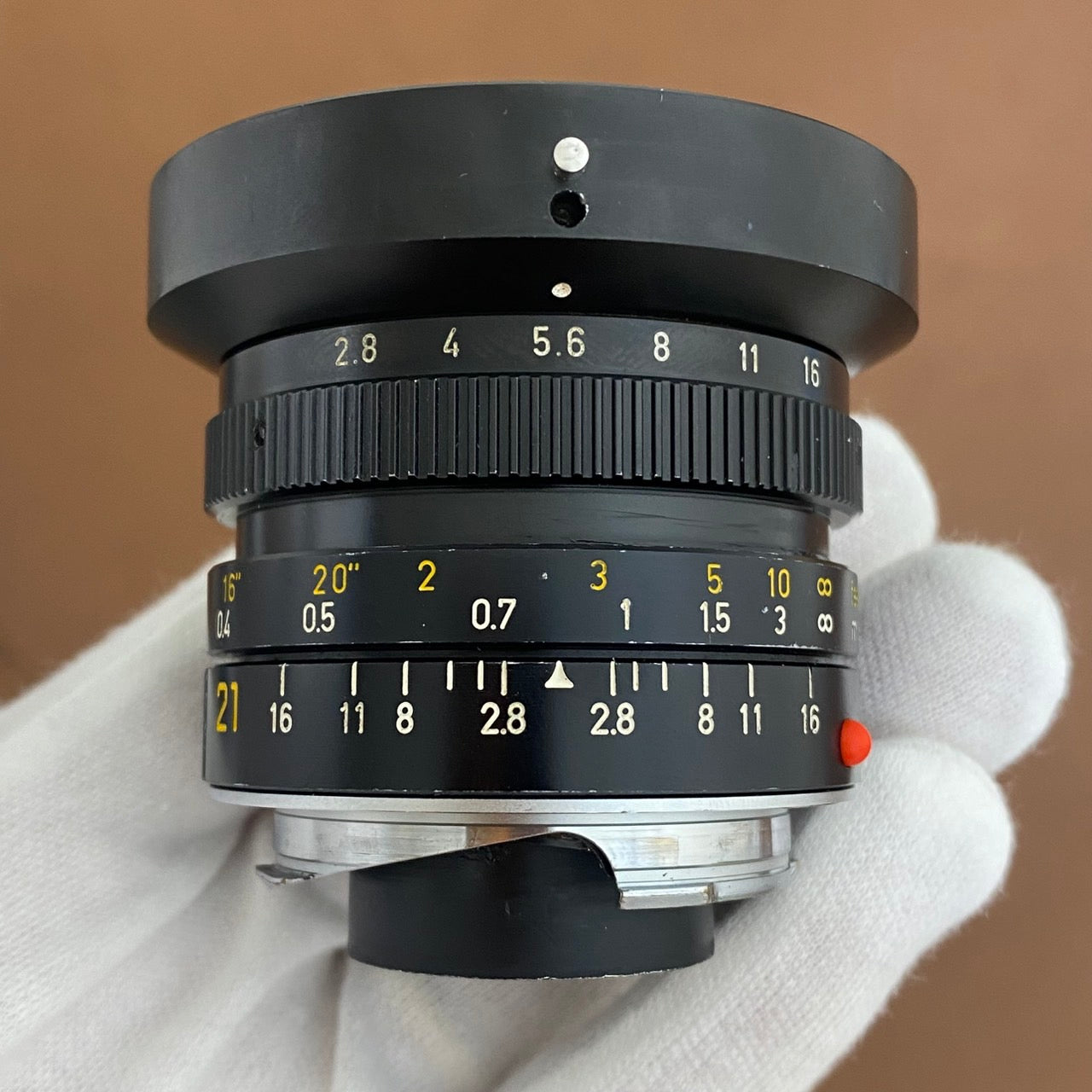 LEICA Elmarit M21mm f2.8 1st 前期 最短0.4m 1982年製 OH済み – まる