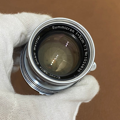 Summicron L50mm f2.0 沈胴 トリウムズミクロン 1952年製