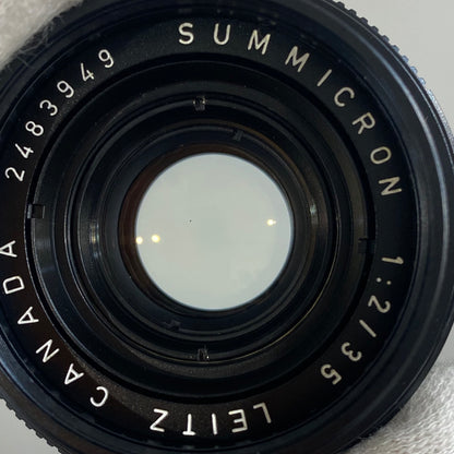 LEICA Summicron M35mm f2.0 2nd 6枚玉 1971年製 ギャラ付き メンテンス済み