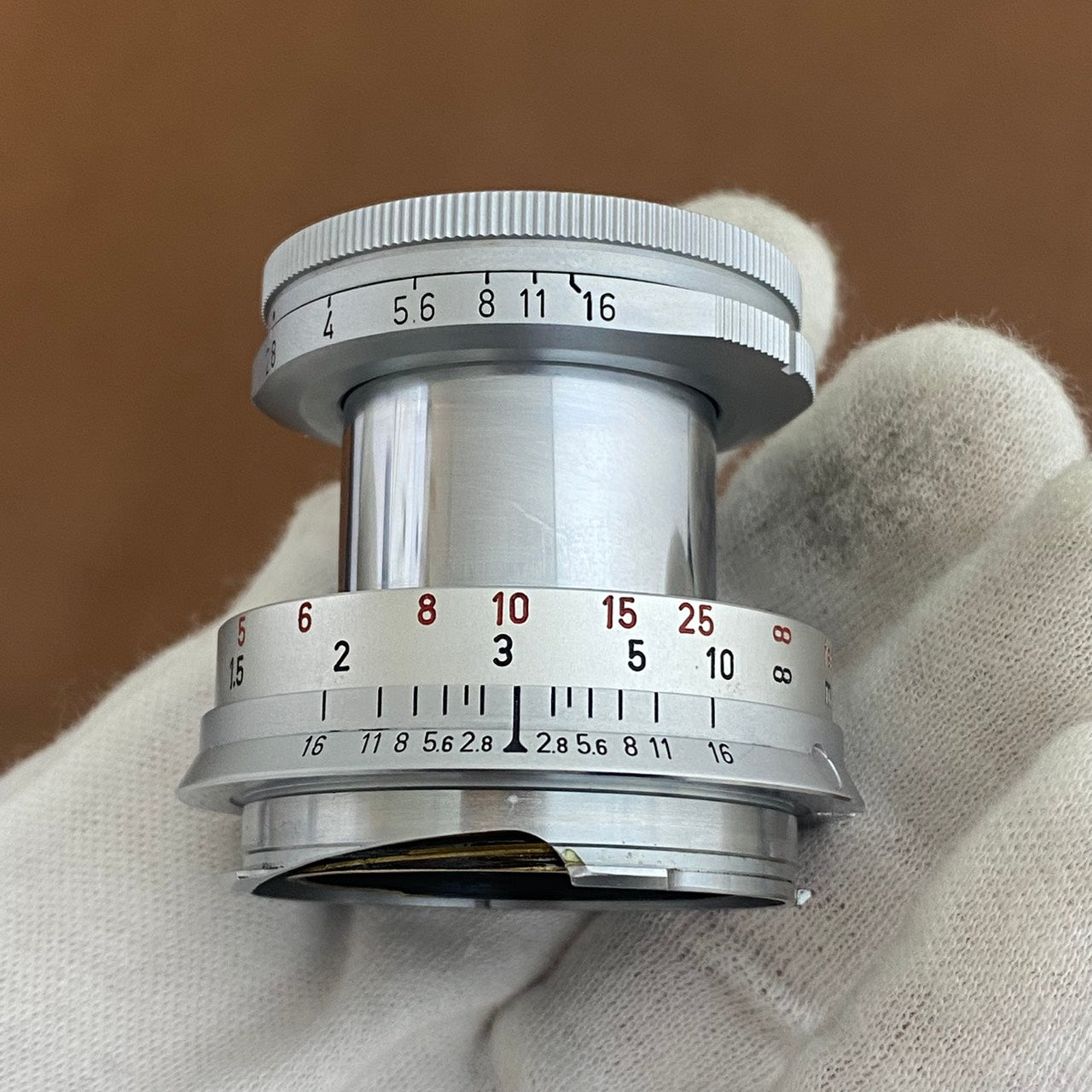 LEICA Elmar M50mm f2.8 沈胴 1st ※最短1m 1971年製 メンテンス済み