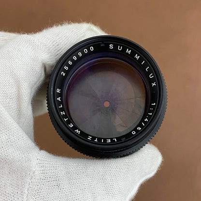 LEICA Summilux M50mm f1.4 2nd Black Chrome 1973年製 メンテンス済み