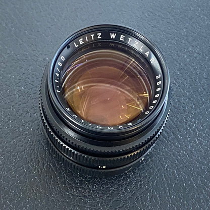 LEICA Summilux M50mm f1.4 2nd Black Chrome 1973年製 メンテンス済み