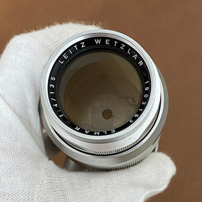 LEICA Elmar M135mm f4.0 Silver 1960年製 メンテンス済み