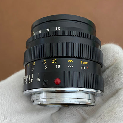 LEICA Summilux M50mm f1.4 2nd Black Chrome 1973年製 メンテンス済み