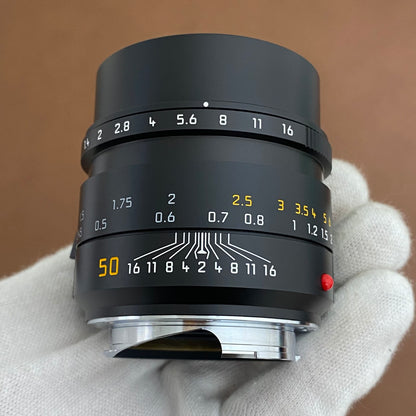 LEICA Summilux M50mm f1.4 ASPH. 11728 Black