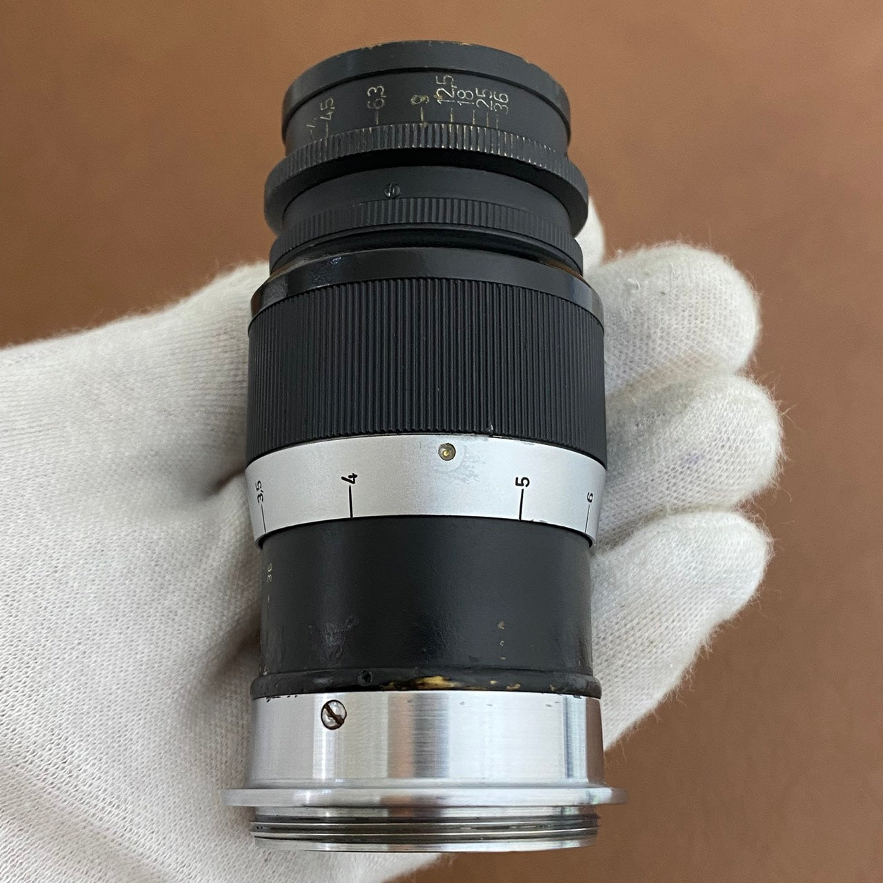 LEICA Elmar L90mm f4.0 Black 1942年製