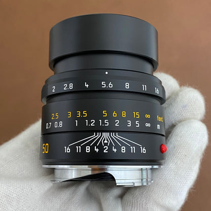 APO-Summicron M50mm f2.0 ASPH.Black 11141 2023年製 付属品完備