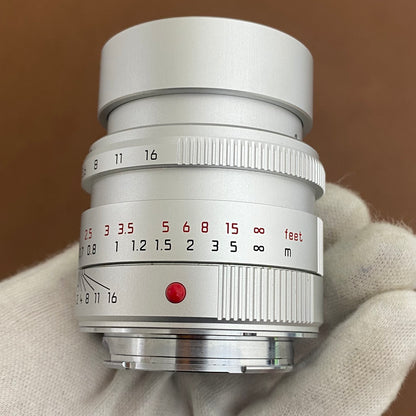 APO-Summicron M50mm f2.0 ASPH.Silver 11142 付属品完備 OH済み