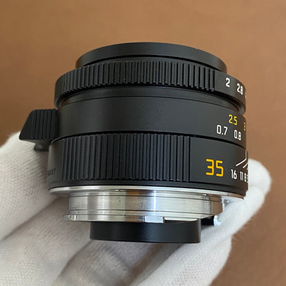 LEICA Summicron M35mm f2.0 ASPH.Black 11879 メンテナンス済み