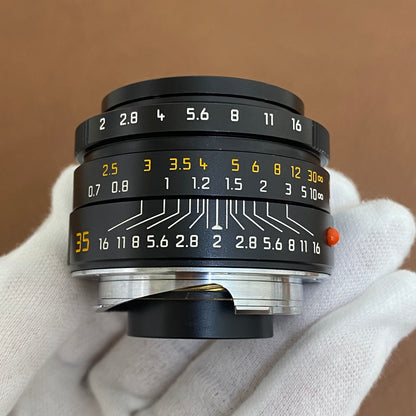 LEICA Summicron M35mm f2.0 ASPH.Black 11879 メンテナンス済み