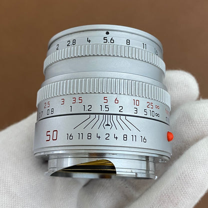 LEICA Summicron M50mm f2.0 4th Silver 11825 メンテナンス済み