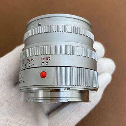 LEICA Summicron M50mm f2.0 4th Silver 11825 メンテナンス済み