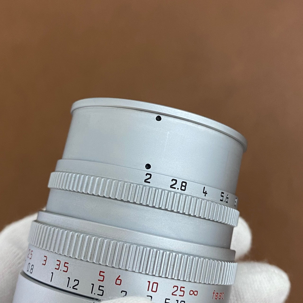 LEICA Summicron M50mm f2.0 4th Silver 11825 メンテナンス済み