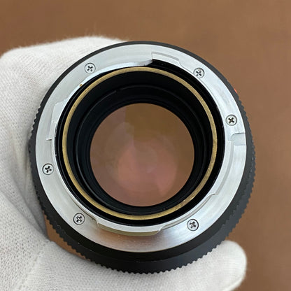 LEICA Summilux M75mm f1.4 フード組み込み メンテンス済み