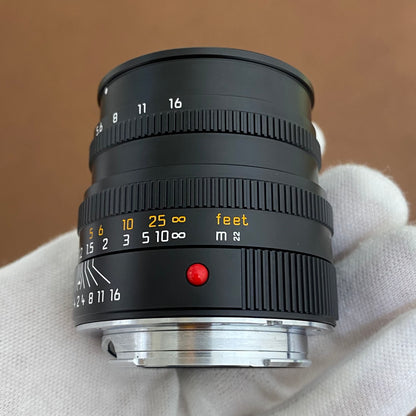 LEICA Summicron M50mm f2.0 Black 11826 6bit