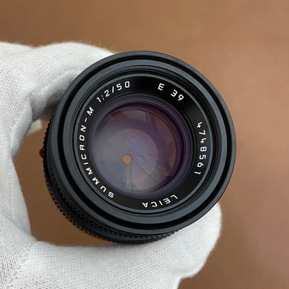 LEICA Summicron M50mm f2.0 Black 11826 6bit