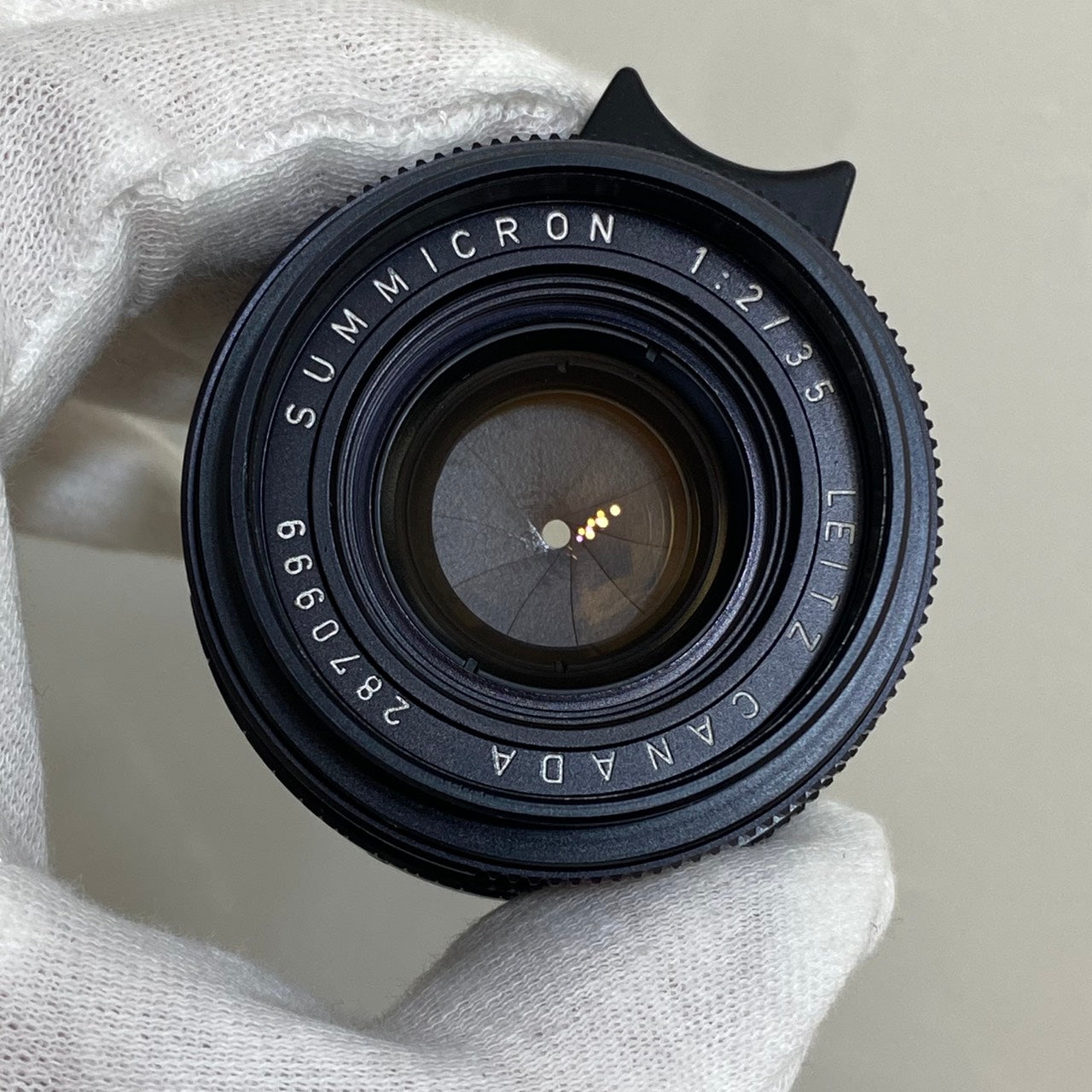LEICA  Summicron M35mm f2.0 2nd 6枚玉 OH済み LEICA Summicron M35mm f2.0 2nd 6枚玉 1977年製 OH済み – まるかめら