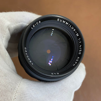 LEICA Summilux M50mm f1.4 ASPH. Black Chrome 11688 付属品完備