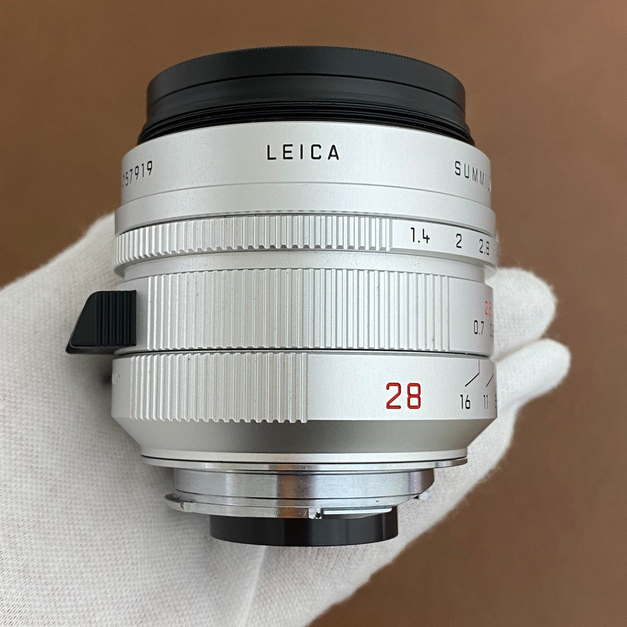 LEICA Summilux M28mm f1.4 ASPH. Silver 11911 世界限定300本