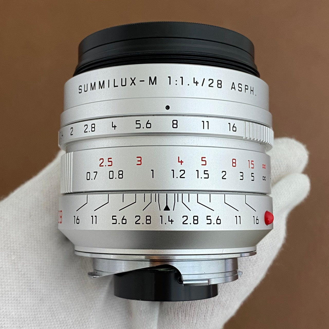 LEICA Summilux M28mm f1.4 ASPH. Silver 11911 世界限定300本