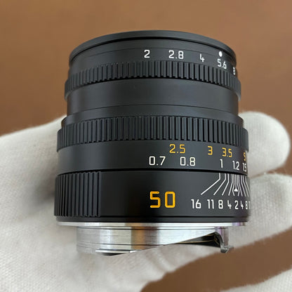 LEICA Summicron M50mm f2.0 Black 11826 6bit