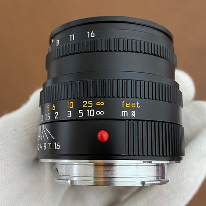 LEICA Summicron M50mm f2.0 Black 11826 6bit
