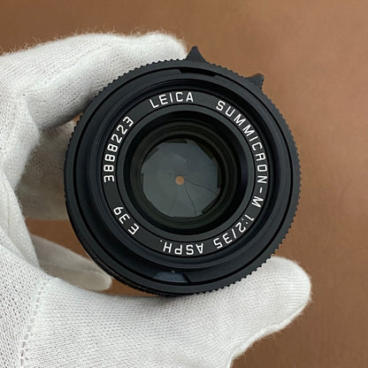 LEICA Summicron M35mm f2.0 ASPH.Black 11879 2000年製 メンテナンス済み