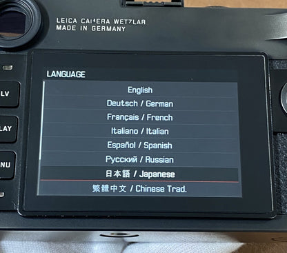 LEICA M10 Black Chrome 点検済み ★現金特価650,000円（税込み）