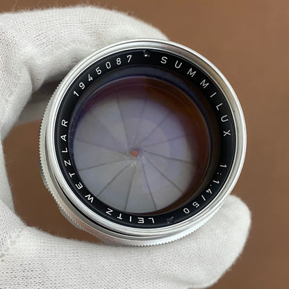 LEICA Summilux M50mm f1.4 2nd Silver 1962年製 メンテナンス済み