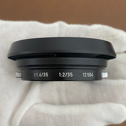 LEICA 12504 M35mm/1.4・M35mm/2.0用フード SERIE7フィルター付き