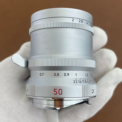 LIGHT LENS LAB M 50mm F2 SPII シルバー 付属品完備