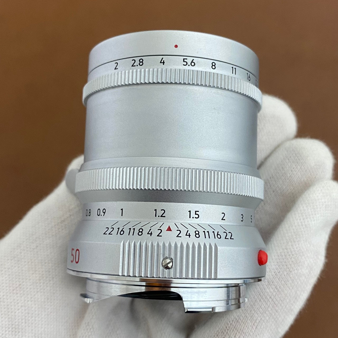 LIGHT LENS LAB M 50mm F2 SPII シルバー 付属品完備