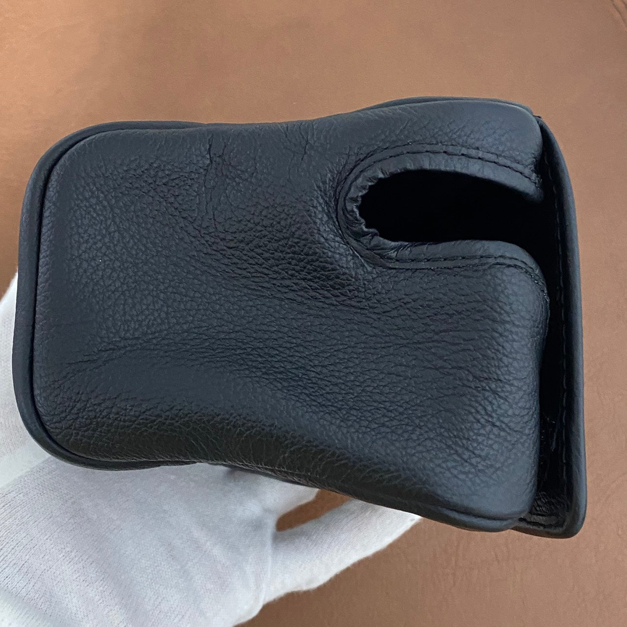 LEICA M10用 レザーポーチ ブラック ショート 14893