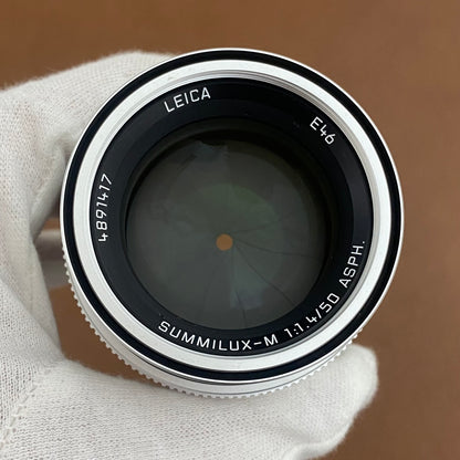 LEICA Summilux M50mm f1.4 ASPH. 11729 Silver 箱付き