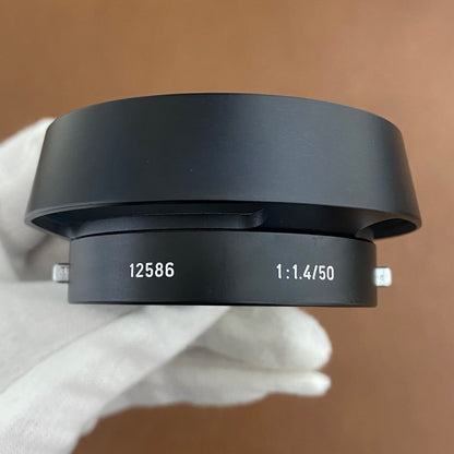LEICA  12586 Summilux M50mm f1.4用 フード＆14163 キャップ