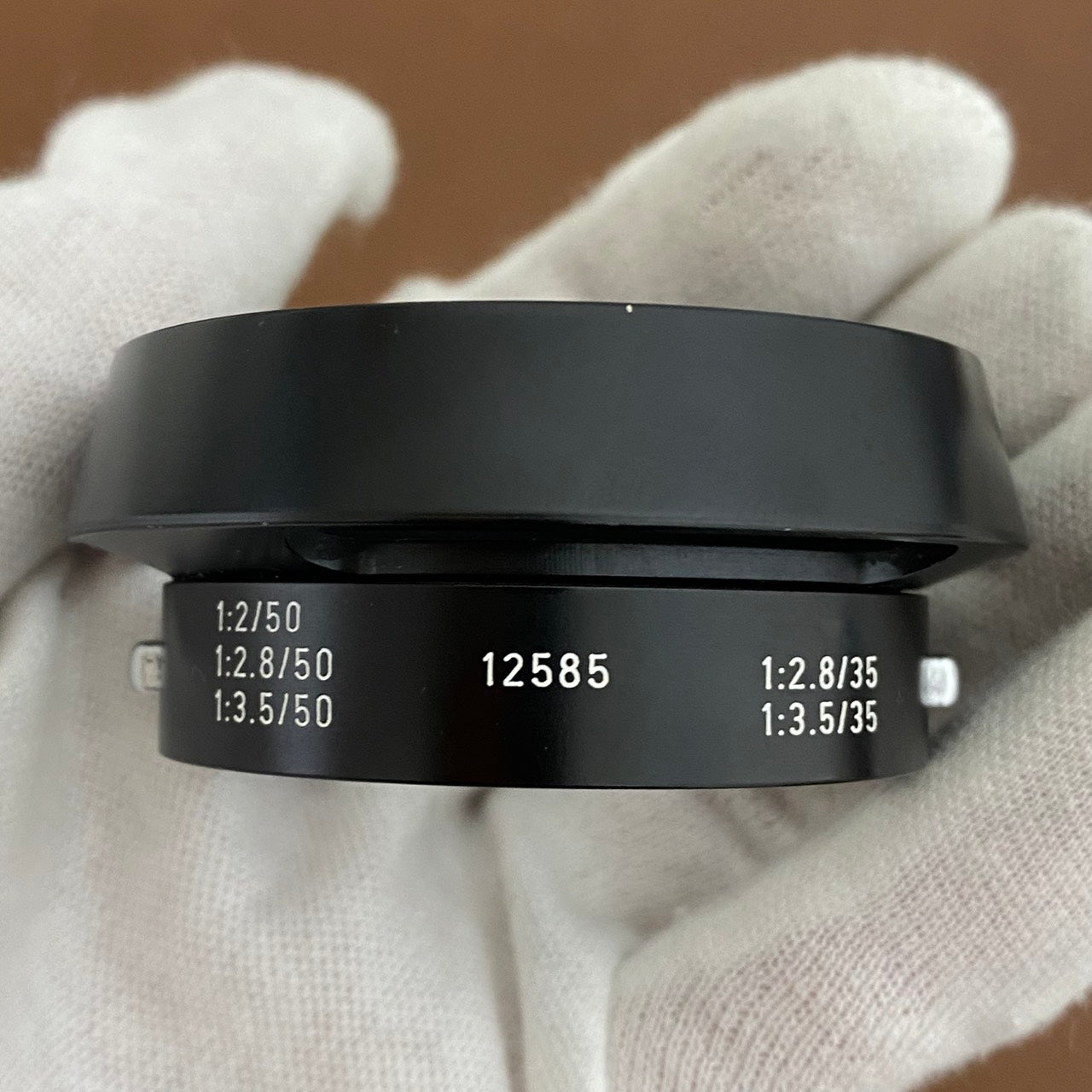 LEICA 12585 M35mm/M50mm用 フード＆14033フードキャップ
