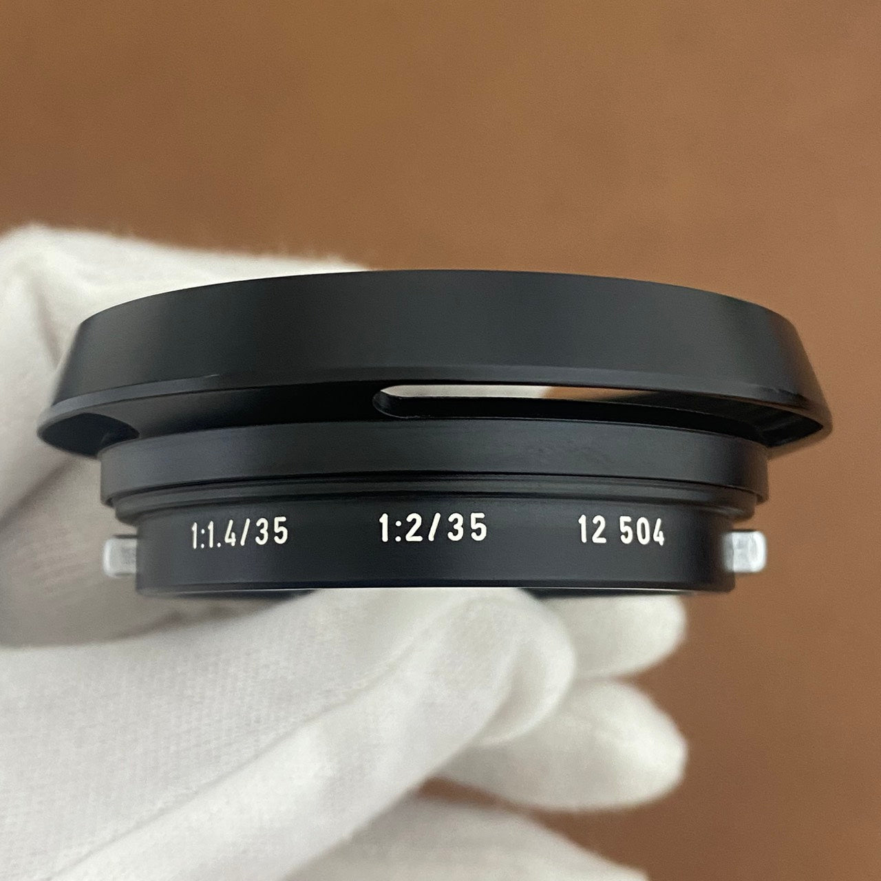 LEICA 12504 M35mm/1.4・M35mm/2.0用フード SERIE7フィルター付き