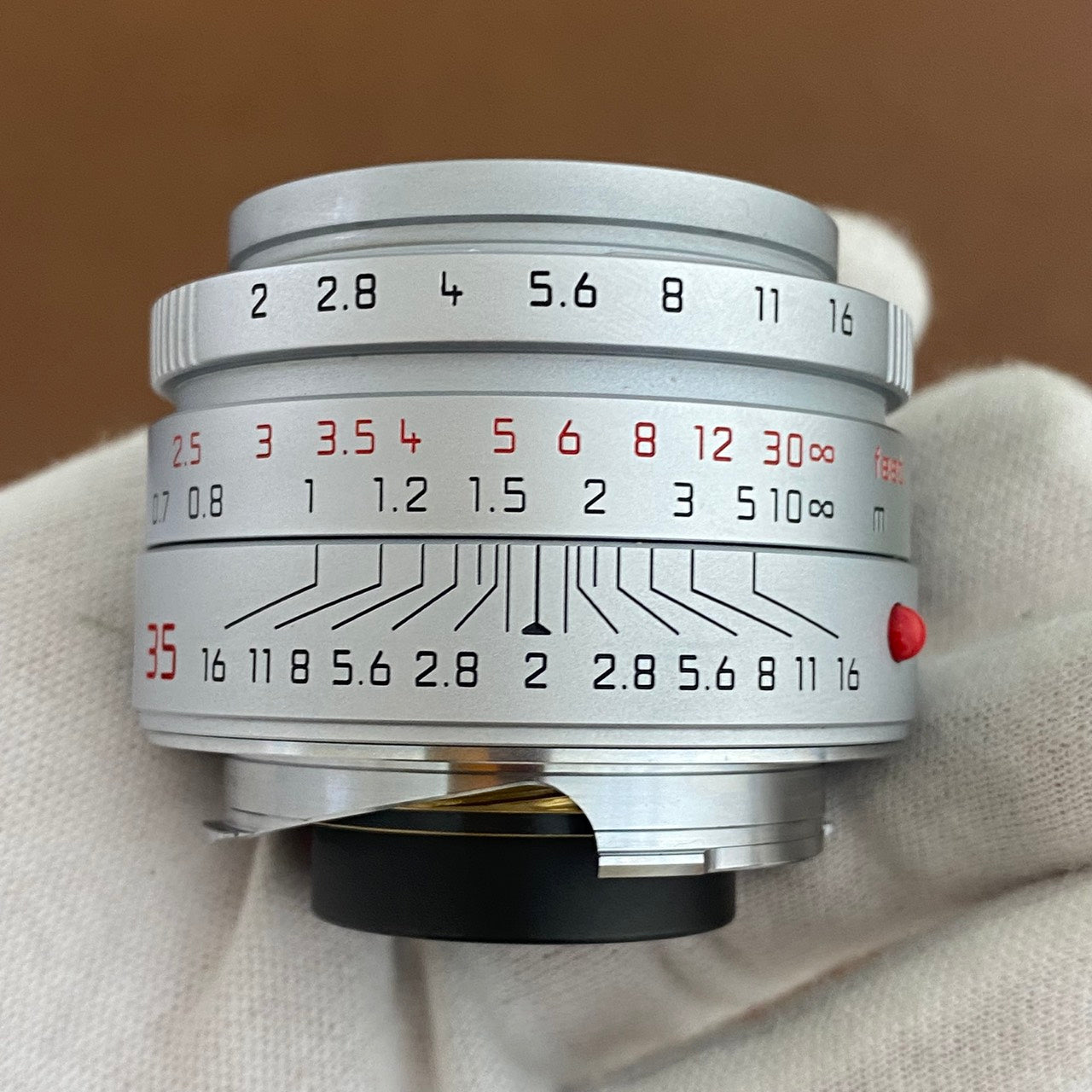 LEICA Summicron M35mm f2.0 ASPH.6bit Silver 11882C – まるかめら