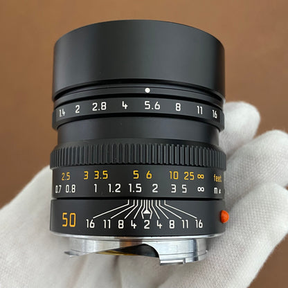 LEICA Summilux M50mm f1.4 ASPH.Black 11891 箱付き メンテナンス済み
