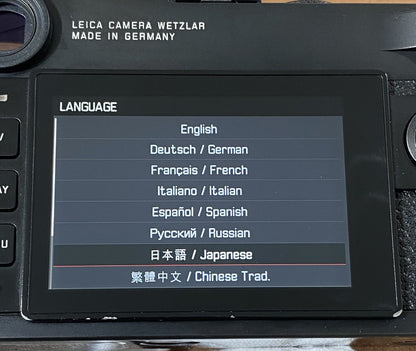 LEICA M10 Black Chrome 箱付き