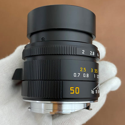 APO-Summicron M50mm f2.0 ASPH.Black 11141 2024年製 付属品完備
