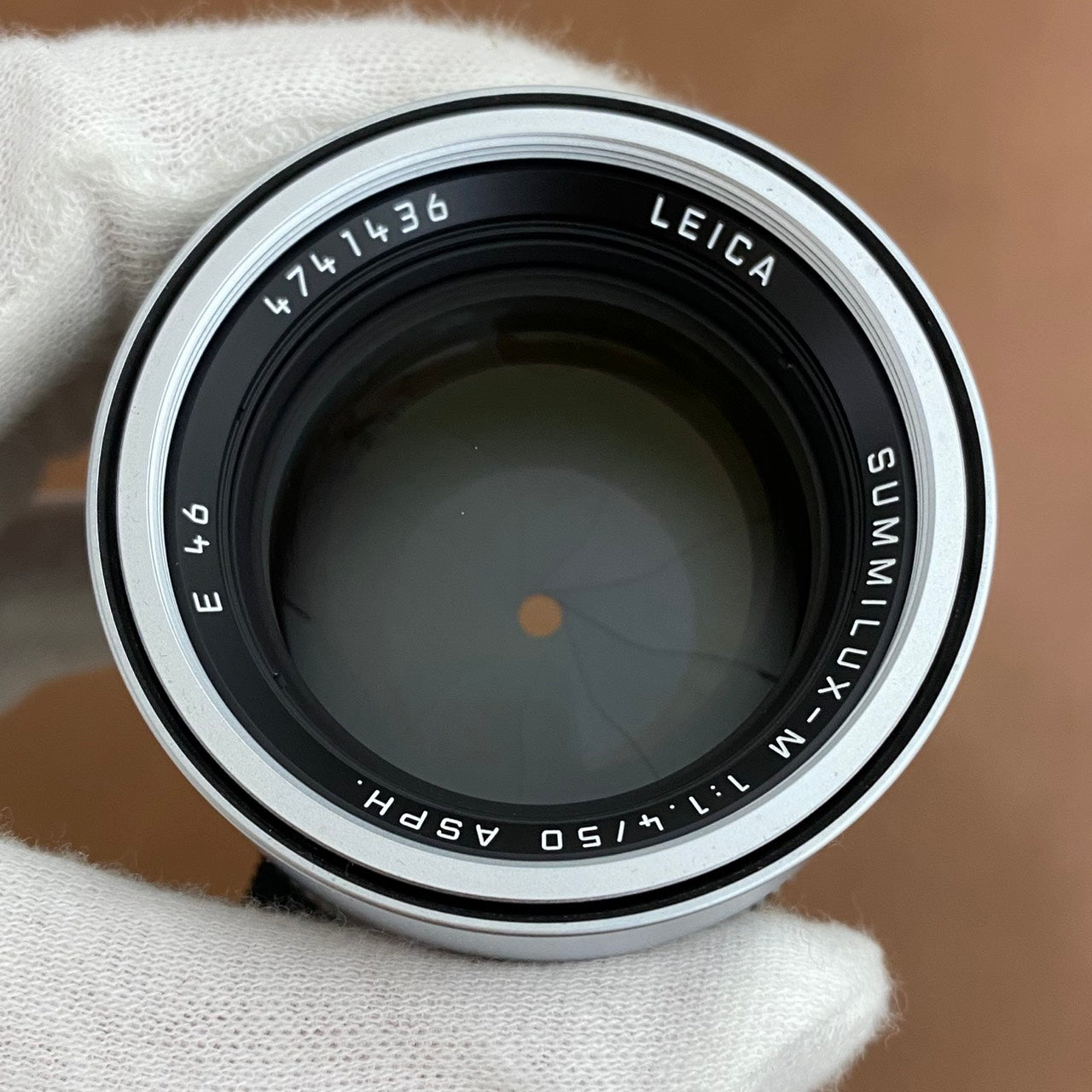 LEICA Summilux M50mm f1.4 ASPH.Silver 11892C 6bit 付属品完備