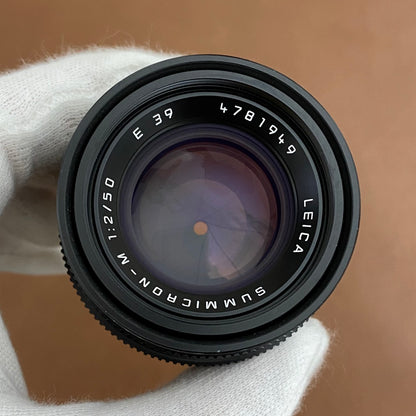 LEICA Summicron M50mm f2.0 4th Black 11826 6bit
