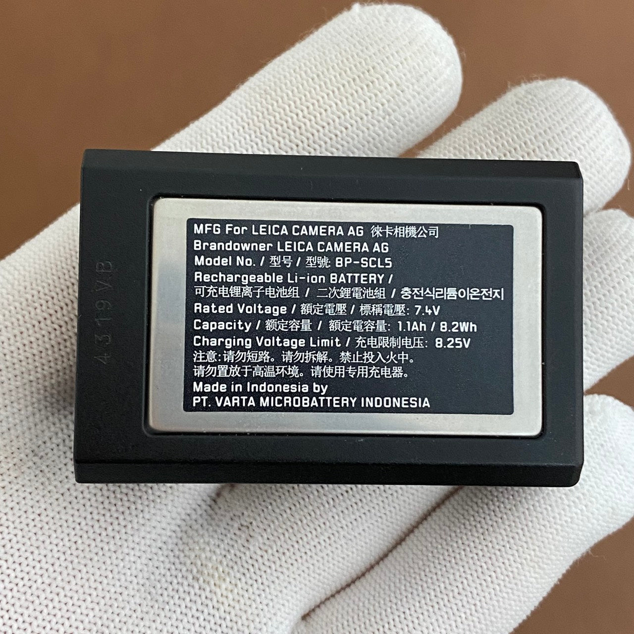 LEICA BP-SCL5 M10用バッテリー 24003 箱付き