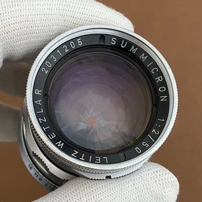 LEICA Summicron M50mm f2.0 固定鏡筒 後期 1964年製 メンテナンス済み